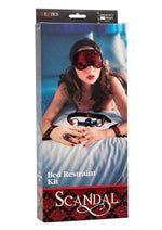 Load image into Gallery viewer, Scandal Bed Restraint Kit - Black/Red