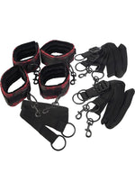 Load image into Gallery viewer, Scandal Bed Restraints - Black/Red
