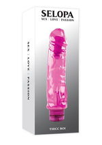 Load image into Gallery viewer, Selopas Thicc Boi Vibrating Dildo - Pink