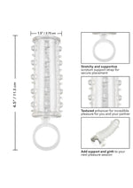 Load image into Gallery viewer, Sensation Enhancer Penis Sleeve with Scrotum Support