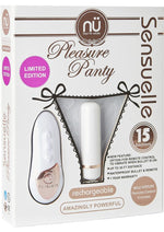 Load image into Gallery viewer, Sensuelle Pleasure Panty Vibe Rechargeable Bullet with Remote Control - Limited Edition - White