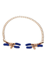 Load image into Gallery viewer, Sex and Mischief Cougar Chained Nipple Clamps