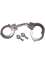 Load image into Gallery viewer, Sex and Mischief Metal Handcuffs - Metal/Silver