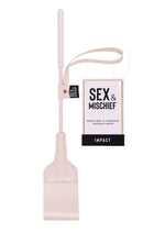 Load image into Gallery viewer, Sex and Mischief Peaches N Creame Riding Crop - Ivory/Orange