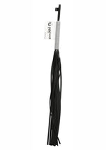 Load image into Gallery viewer, Sex and Mischief Sparkle Flogger - Black - 31in