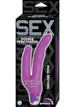 Load image into Gallery viewer, Sex Double Penetrator Vibrator - Purple