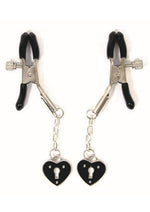 Load image into Gallery viewer, Sexy AF Nipple Clamps Hearts - Black