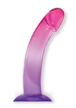 Load image into Gallery viewer, Shades Smoothie Dildo with Suction Cup - Purple - 8.25in