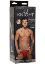 Load image into Gallery viewer, Signature Cocks Jj Knight Dildo - Vanilla - 8.5in