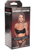 Load image into Gallery viewer, Signature Strokers Gabbie Carter Ultraskyn Pocket Masturbator - Pussy - Vanilla