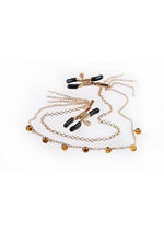 Load image into Gallery viewer, Sincerely Amber Chained Nipple Clamps