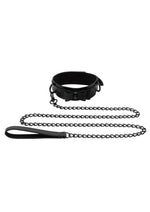 Load image into Gallery viewer, Sincerely Bow Tie Collar Leash - Black