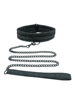 Load image into Gallery viewer, Sincerely Lace Adjustable Collar and Leash - Black - Set