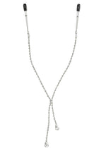 Load image into Gallery viewer, Sincerely Teardrop Nipple Clips - Metal/Silver - 18in