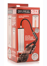 Load image into Gallery viewer, Size Matters Penis Pump Kit with Cylinder - Clear - Small - 2.25in