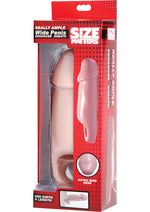 Load image into Gallery viewer, Size Matters Really Ample Wide Penis Enhancer Sheath - Vanilla