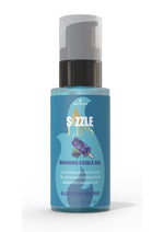 Load image into Gallery viewer, Sizzle Lips Warming Edible Gel Blueberry Ice Pop - 2oz