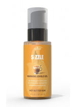 Load image into Gallery viewer, Sizzle Lips Warming Edible Gel Butter Rum - 2oz