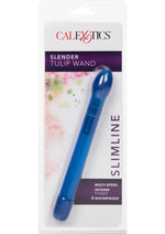 Load image into Gallery viewer, Slender Tulip Wand Vibrator - Blue