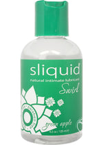 Load image into Gallery viewer, Sliquid Naturals Swirl Water Based Flavored Lubricant Green Apple Tart - 4.2oz
