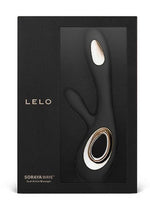 Load image into Gallery viewer, Soraya Wave Rechargeable Rabbit Vibrator - Black