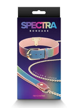 Load image into Gallery viewer, Spectra Bondage Collar and Leash - Multicolor/Rainbow