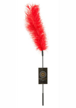 Load image into Gallery viewer, Sportsheets Ostrich Feather Tickler - Red