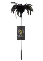 Load image into Gallery viewer, Sportsheets Starburst Feather Tickler - Black