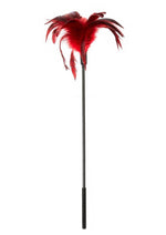 Load image into Gallery viewer, Sportsheets Starburst Feather Tickler - Red