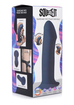 Load image into Gallery viewer, Squeeze-It Squeezable Thick Dildo - Blue - 6.9in