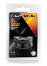 Load image into Gallery viewer, Stay Hard Beef Ball Stretcher - Black