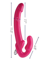 Load image into Gallery viewer, Strap U 7x Revolver Slim Vibrating Strapless Strap-On Dildo