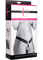 Load image into Gallery viewer, Strap U Unity Double Penetration Strap-On Harness - Black