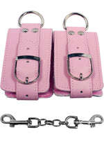 Load image into Gallery viewer, Strapped Plush Restraints - Pink