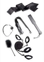 Load image into Gallery viewer, Strict Bed Bondage Restraint Kit - Black - Set Of 6