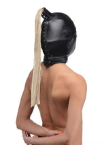Load image into Gallery viewer, Strict Blonde Ponytail Bondage Hood