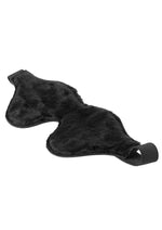 Load image into Gallery viewer, Strict Leather Black Fleece Lined Blindfold