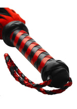 Load image into Gallery viewer, Strict Leather Short Suede Flogger - Black/Multicolor