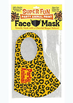 Load image into Gallery viewer, Super Fun Party Animal Mask - Animal Print/Black/Gold