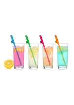 Load image into Gallery viewer, Super Fun Penis Straws - Multicolor - 8 Pack