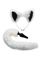 Load image into Gallery viewer, Tailz Fox Tail and Ears - White - Set