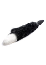 Load image into Gallery viewer, Tailz Moving and Vibrating Fox Tail - Black/Grey