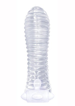 Load image into Gallery viewer, The 9's - Vibrating Sextenders, Ribbed - Clear