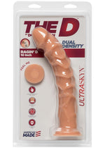 Load image into Gallery viewer, The D Ragin D Ultraskin Dildo - Flesh/Vanilla - 10in