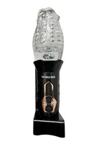 Load image into Gallery viewer, The Male Rose Rechargeable Rotating Masturbator - Black/Clear
