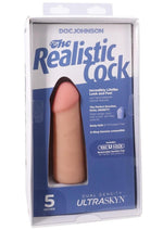 Load image into Gallery viewer, The Realistic Cock Ultraskyn Removable Vac-U-Lock Suction Cup - Vanilla - 5in