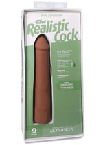 Load image into Gallery viewer, The Realistic Cock Ultraskyn Removable Vac-U-Lock Suction Cup - Caramel - 9in