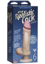 Load image into Gallery viewer, The Realistic Cock Ultraskyn Vibrating Dildo - Vanilla - 6in