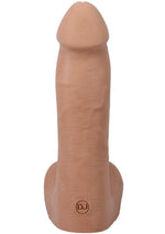 Load image into Gallery viewer, The Realistic Cock with Balls Ultraskyn Removable Vac-U-Lock Suction Cup - Caramel - 7in