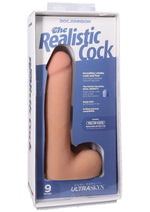Load image into Gallery viewer, The Realistic Cock with Balls Ultraskyn Removable Vac-U-Lock Suction Cup - Vanilla - 9in